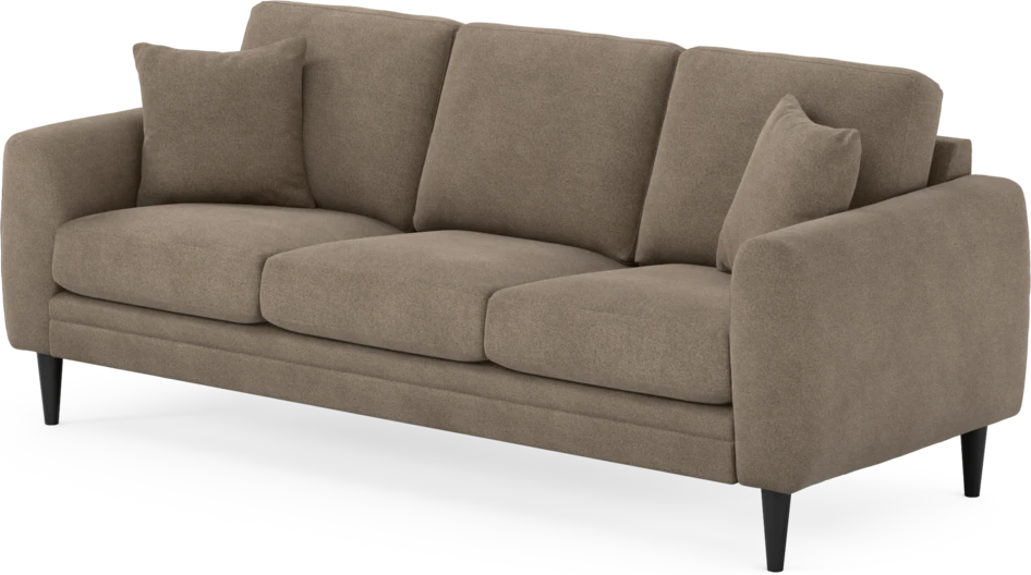 Eden - 3-sits soffa - Brun