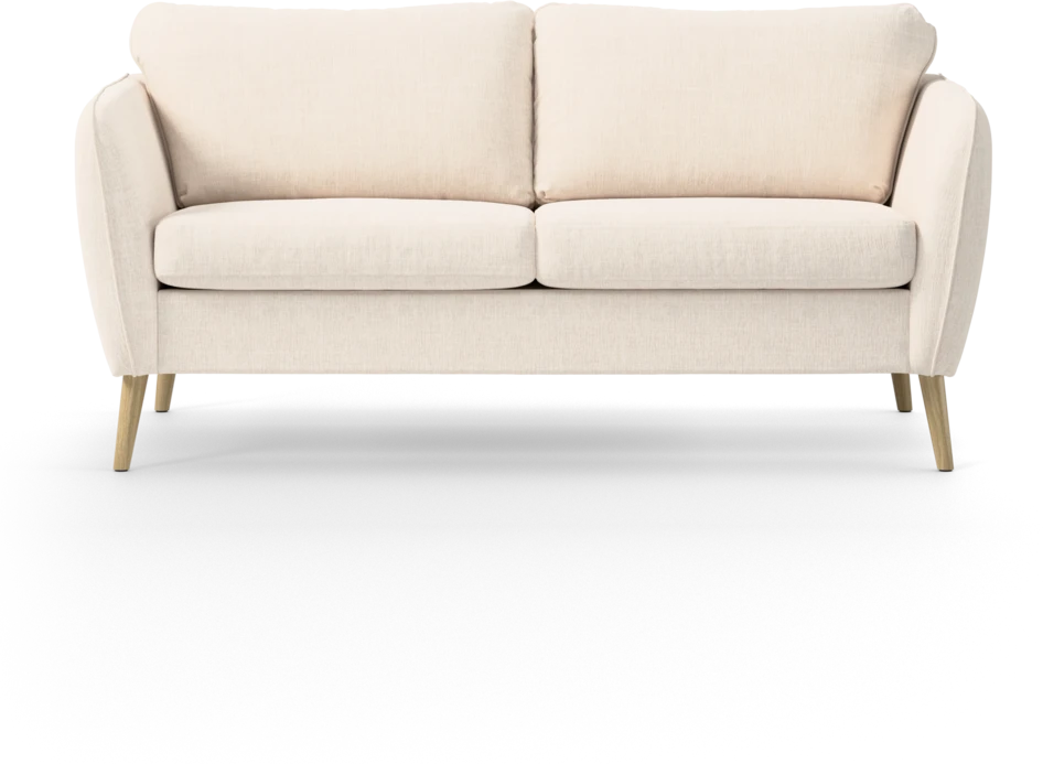 County - 2-sits soffa - Vit