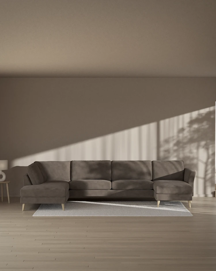 Bridge - 3-sits soffa med divan vänster och schäslong höger - inspiration