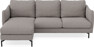 Madison Lux - 2-sits soffa med schäslong vänster - Grå