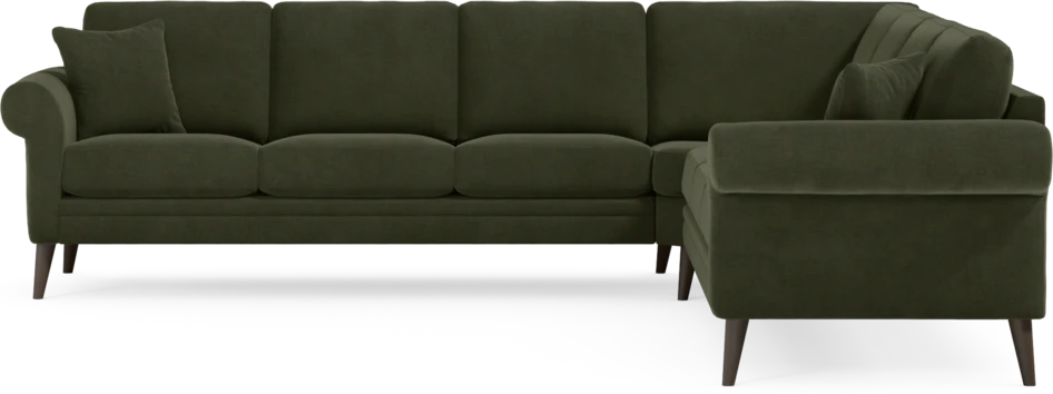 Eden - Hörnsoffa, 3+3-sits - Grön