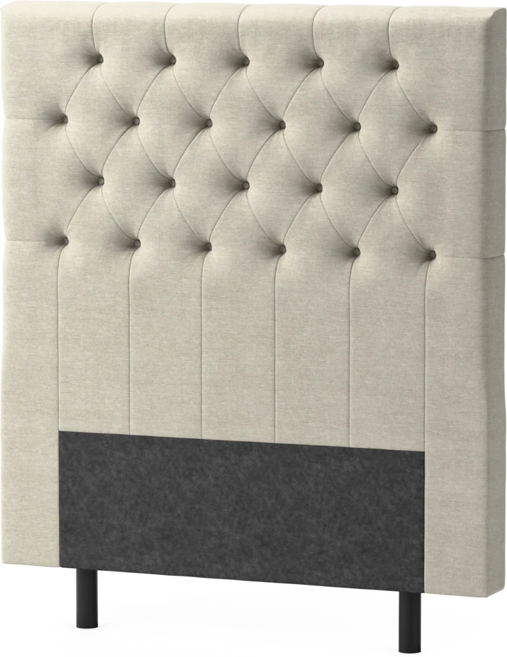 Delux Pikerad XL - Sänggavel, 90-210 cm - Beige