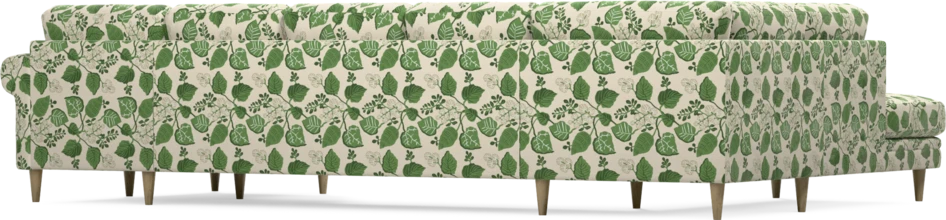 Eden - 3-sits soffa med divan vänster och schäslong höger - Flerfärgad