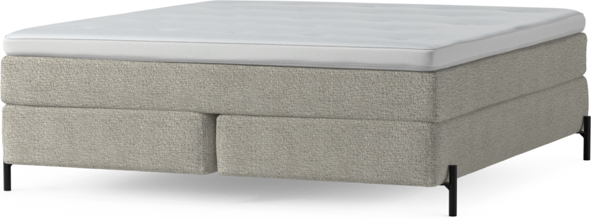 Delux Sense - Kontinentalsäng, dubbelsäng med bäddmadrass och sängben