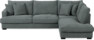 Mila - 3-sits soffa med divan höger - Grå