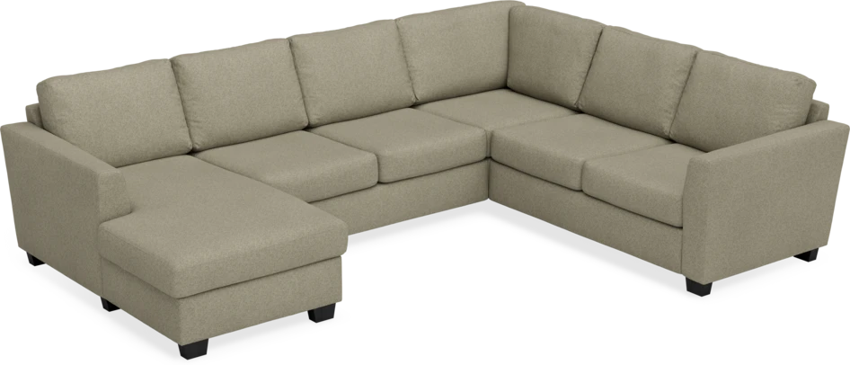 Friday - Hörnsoffa, 3+2-sits med schäslong vänster - Beige