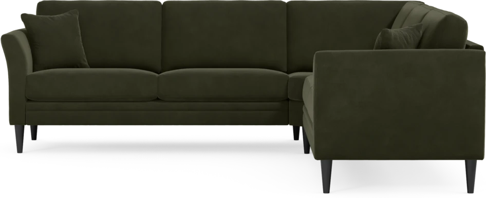Eden - Hörnsoffa, 2,5+2,5-sits - Grön