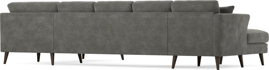 Eden - 3-sits soffa med schäslong vänster och divan höger - Grå