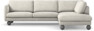 Madison Lux - 3-sits soffa med divan höger - Vit