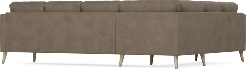 Eden - Hörnsoffa, 2+3-sits - Brun