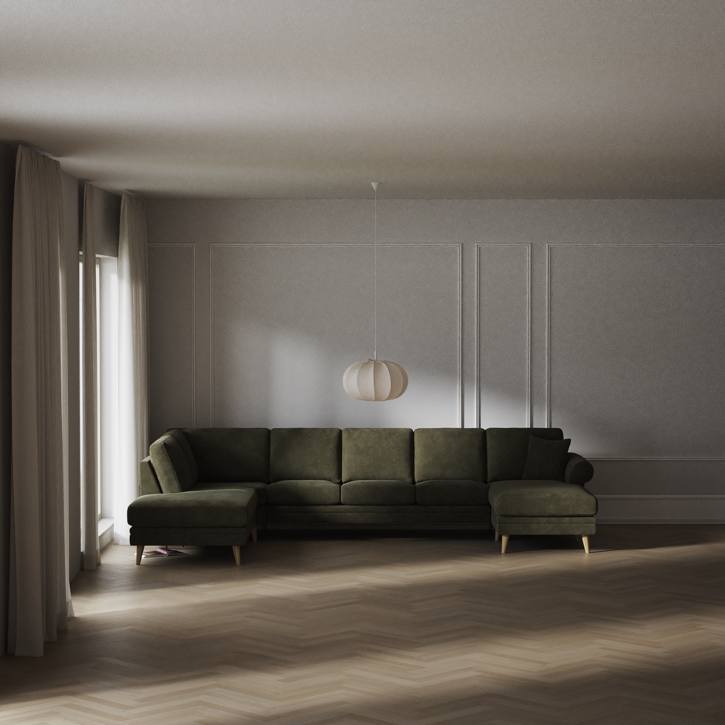 Eden - 3-sits soffa med divan vänster och schäslong höger - inspiration
