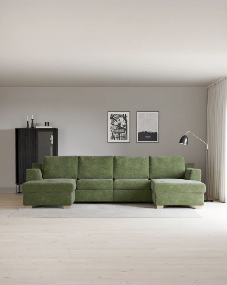 Friday - 2-sits soffa med två schäslonger - inspiration