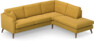 Eden - 2,5-sits soffa med divan - Gul