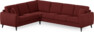 Eden - Hörnsoffa, 2+3-sits - Röd