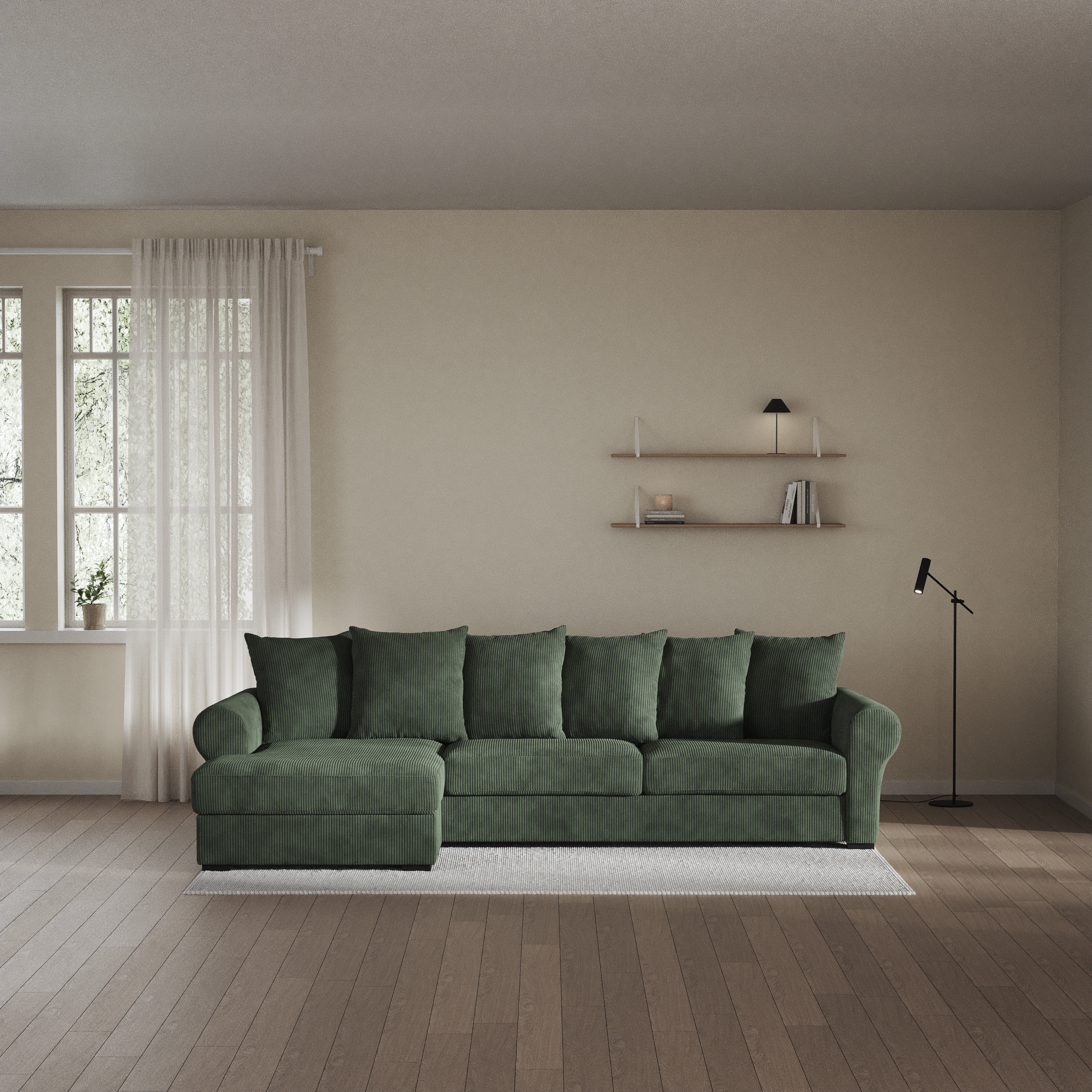 Town - 3-sits soffa med schäslong vänster - inspiration