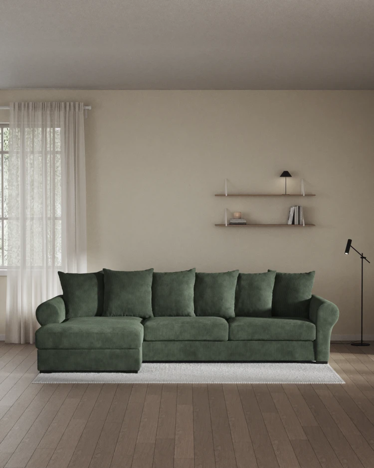Town - 3-sits soffa med schäslong vänster - inspiration