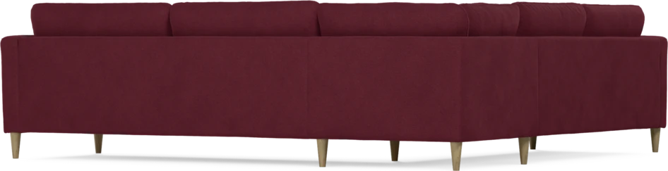 Bridge - Hörnsoffa, 2+3-sits - Röd