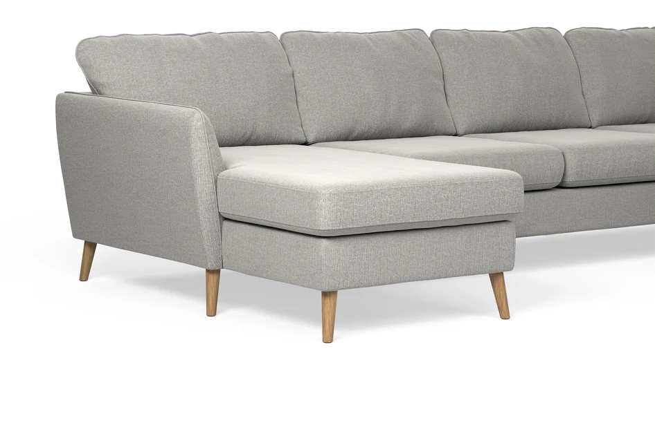 County - 3-sits soffa med schäslong vänster och divan höger - Beige