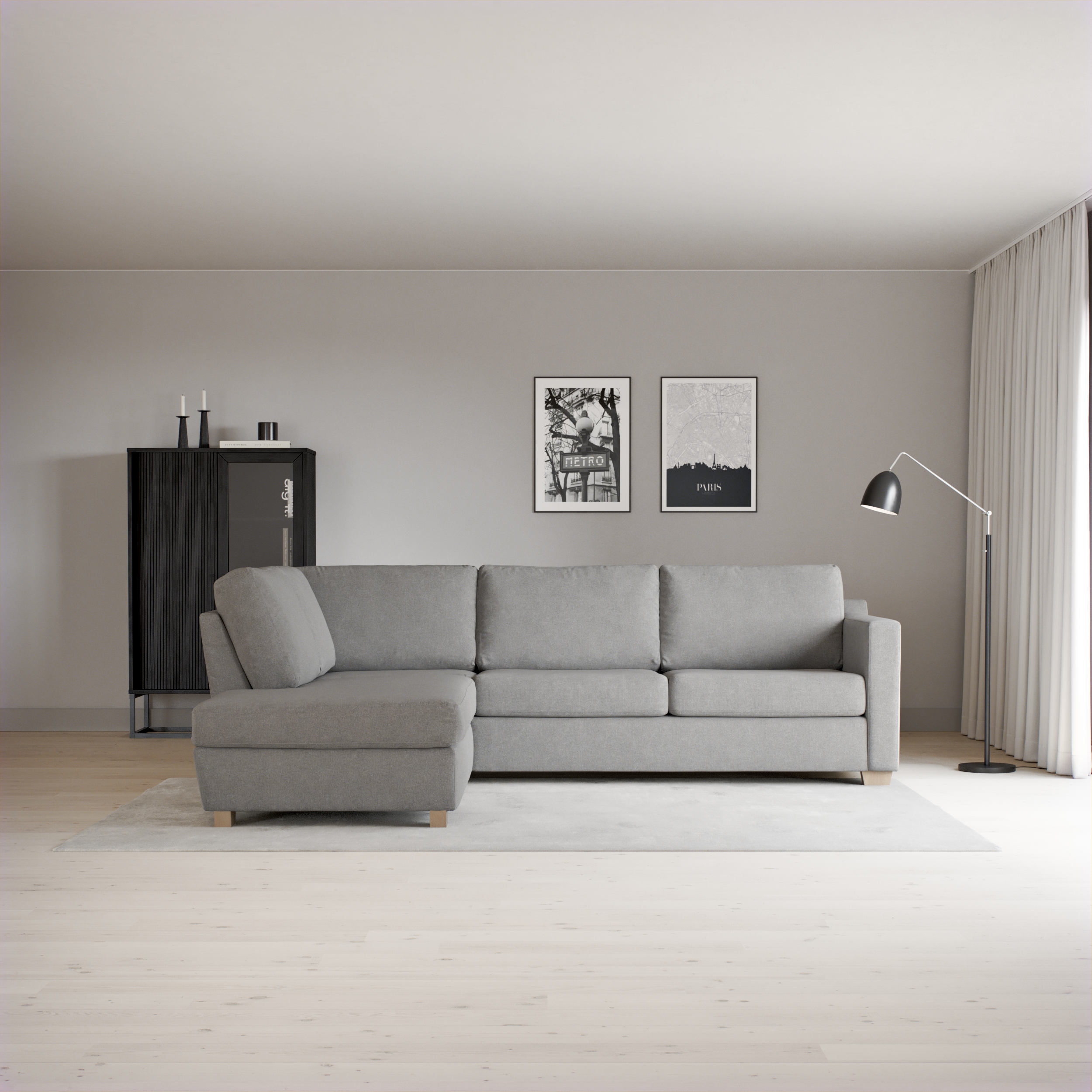 Friday - 2,5-sits soffa med divan vänster - inspiration