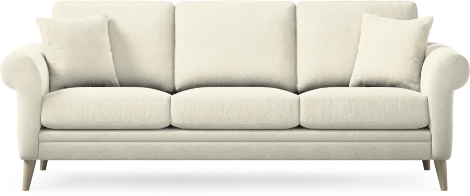 Eden - 3-sits soffa - Vit