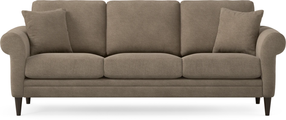 Eden - 3-sits soffa - Brun