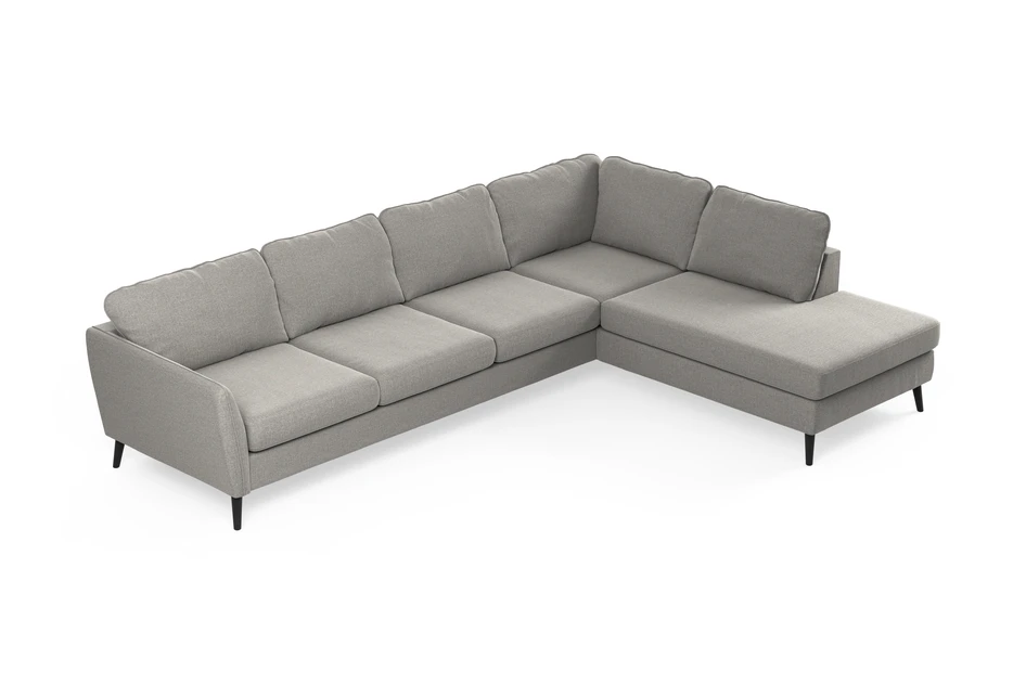County - 3-sits soffa med divan höger - Beige