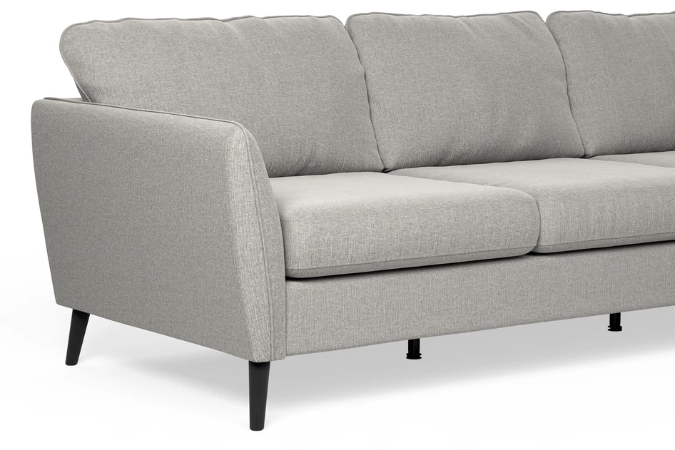 County - 3-sits soffa med divan höger - Beige