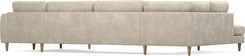Bridge - 3-sits soffa med divan vänster och schäslong höger - Beige