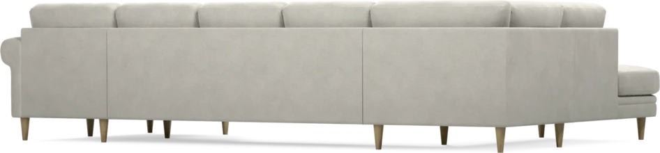 Eden - 3-sits soffa med divan vänster och schäslong höger - Grå