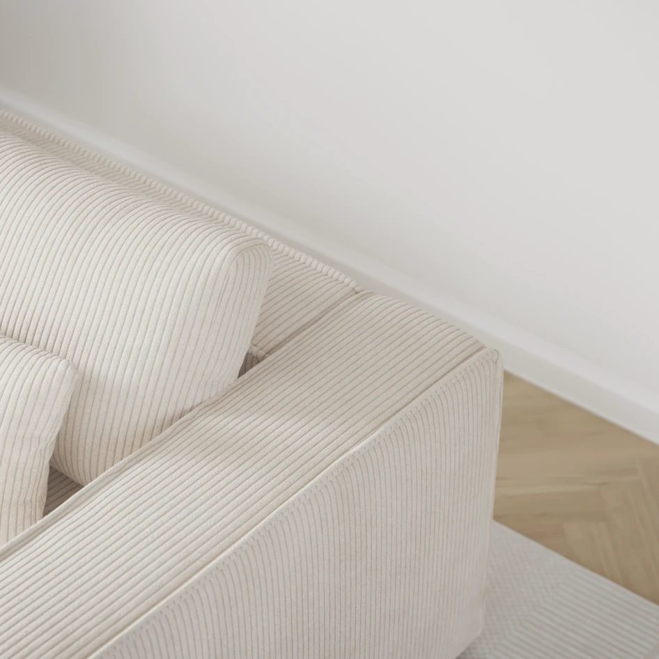 Ide - Bäddsoffa 3-sits - Vit