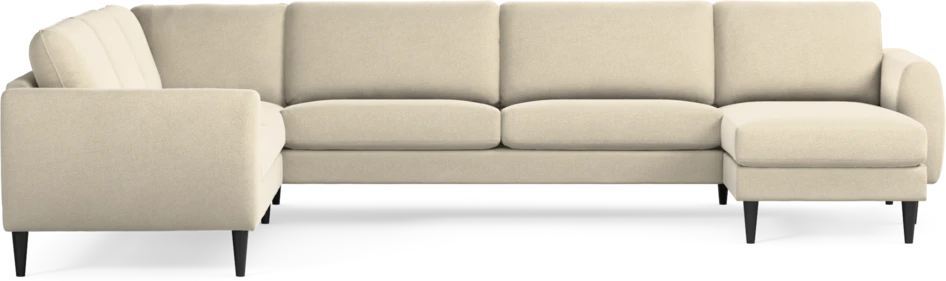 Bridge - Hörnsoffa, 2+3-sits med schäslong höger - Beige