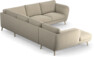 Madison Lux - Hörnsoffa med schäslong vänster - Beige