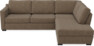 Friday - 2,5-sits soffa med divan höger - Brun