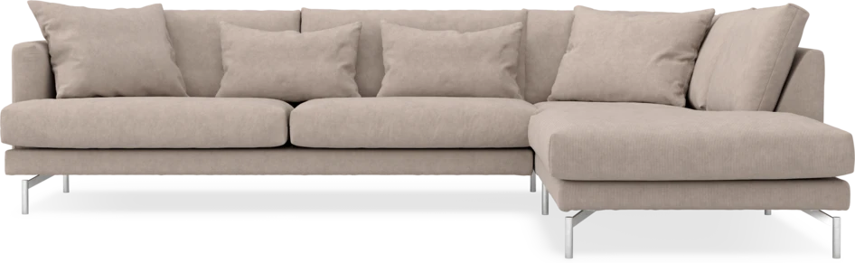 Harper - 3-sits soffa med divan höger - Beige