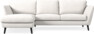 Madison Lux - 2-sits soffa med schäslong vänster - Beige