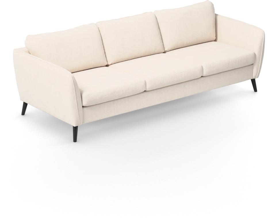 County - 3-sits soffa - Vit