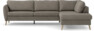 County - 2,5-sits soffa med divan höger - Brun