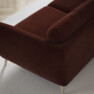 Madison Lux - 2-sits soffa med schäslong vänster - Orange