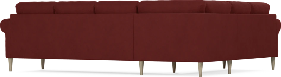 Eden - Hörnsoffa, 2+3-sits - Röd