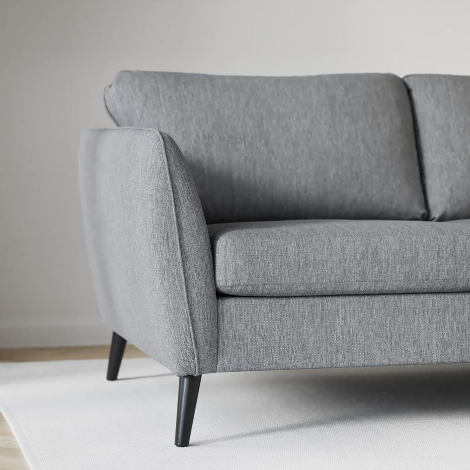 County - 3-sits soffa med divan vänster och schäslong höger - Grå