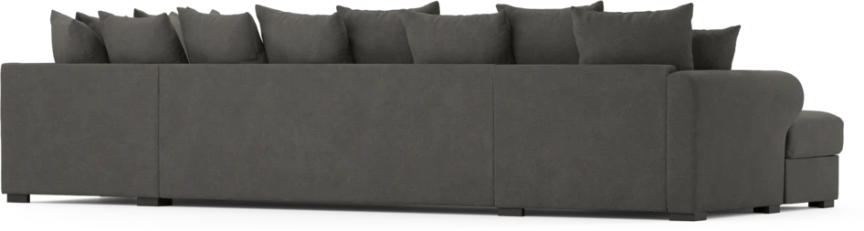 Town - 3-sits soffa med divan höger och schäslong vänster - Brun