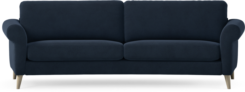 Bridge - 3-sits soffa svängd - Blå