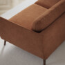 Madison Lux - 2-sits soffa med schäslong vänster - Orange