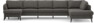 County - 4-sits soffa med schäslong vänster och divan höger - Brun