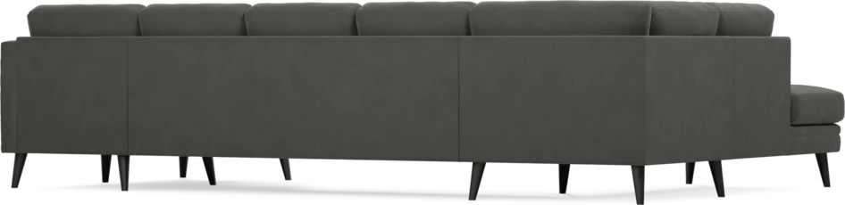 Eden - 3-sits soffa med divan vänster och schäslong höger - Grå