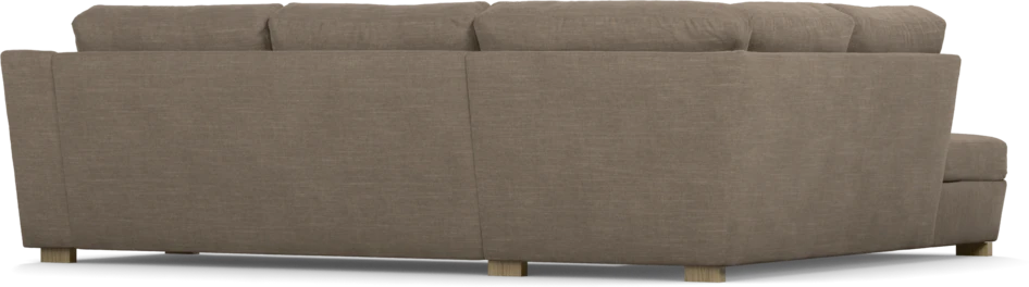 Friday - 2,5-sits soffa med divan vänster - Brun