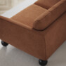 Madison - 3-sits soffa med divan vänster - Orange