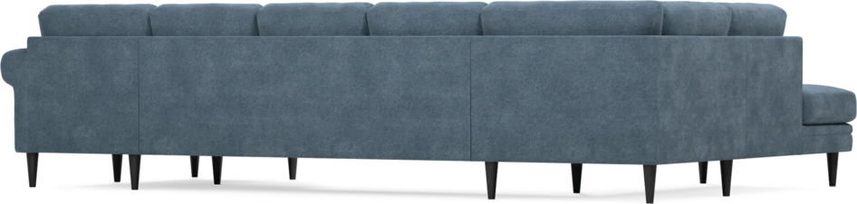 Eden - 3-sits soffa med divan vänster och schäslong höger - Blå