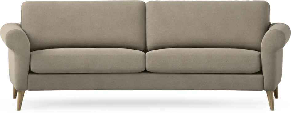 Bridge - 3-sits soffa svängd - Beige