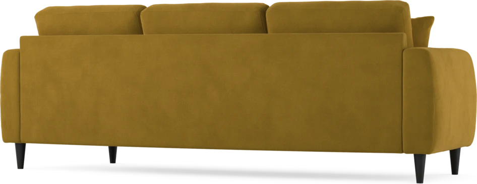 Eden - 3-sits soffa svängd - Gul